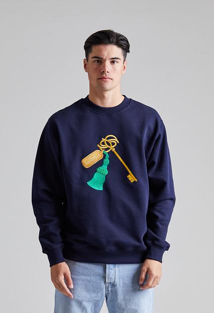 Drôle de Monsieur Le Sweatshirt Clef Navy