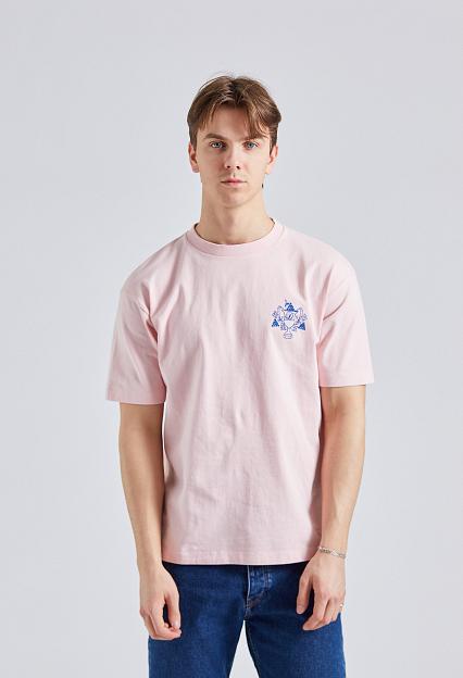  Drôle de Monsieur Le T-Shirt Blason Pink