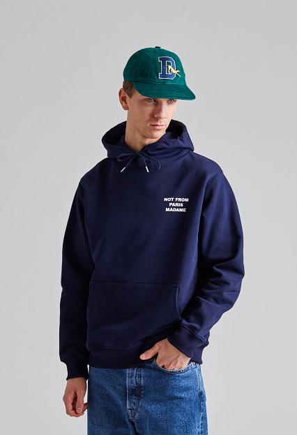Drôle de Monsieur Le Hoodie Slogan Navy
