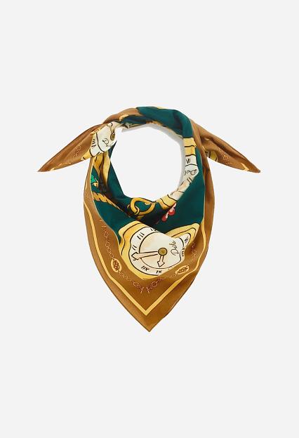 Drôle de Monsieur Le Foulard Gousset Dark Green
