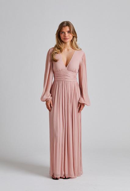 Envelope Riviera Dress Dusty Pink 