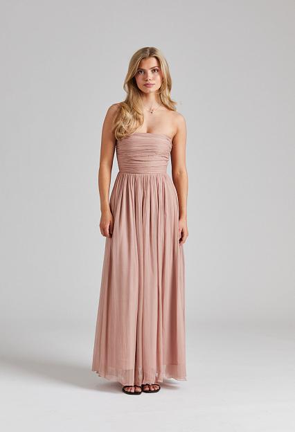 ENVELOPE1976 Amalfi Dress Warm Taupe