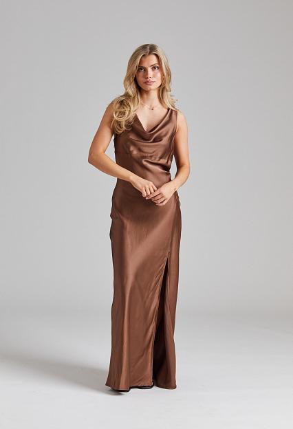 ENVELOPE1976 Cameron Dress Mocca