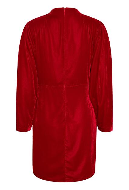 ENVELOPE1976 Jet Dress Velvet Red