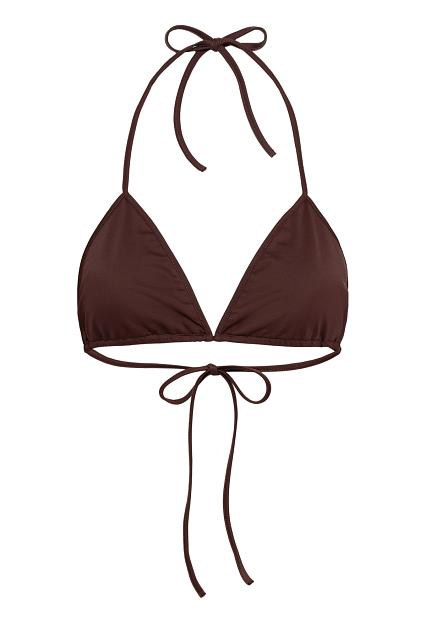 ENVELOPE1976 Sea Bikini Top Dark Coffee