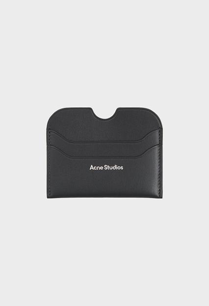 Acne Studios Leather Card Holder FN-UX-SLGS000257 Black