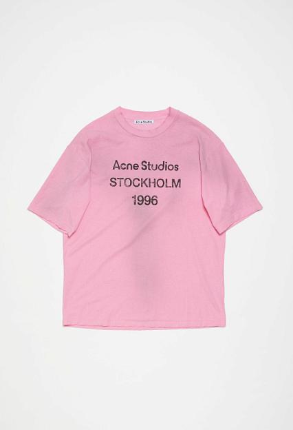 Acne Studios FN-UX-TSHI000013 Cotton Candy Pink
