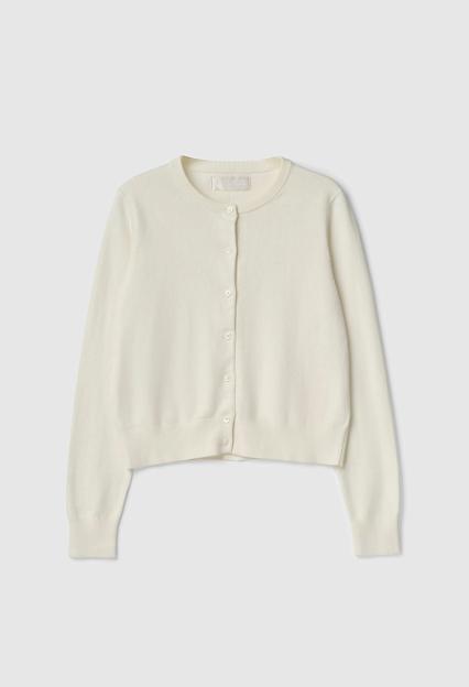 FWSS Classic Cotton Cardigan Cream