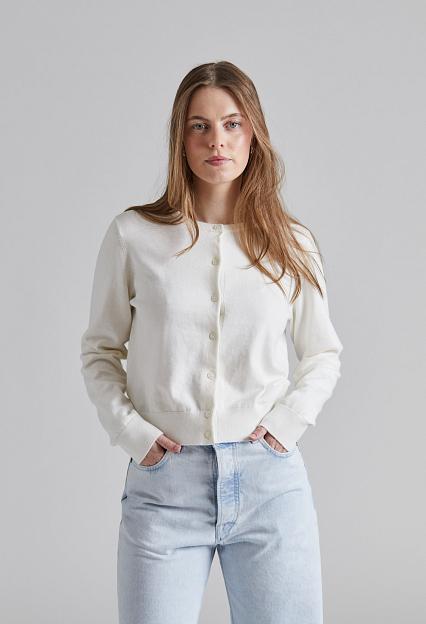 FWSS Classic Cotton Cardigan Cream