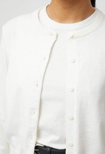 FWSS Classic Cotton Cardigan Cream