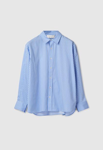 FWSS Coastal Shirt Blue White Double Pinstripe
