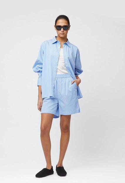 FWSS Coastal Shirt Blue White Double Pinstripe