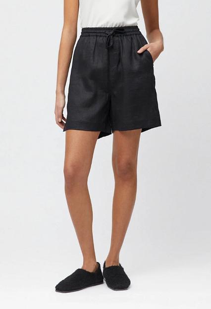 FWSS Linen Fisherman Shorts Jet Black