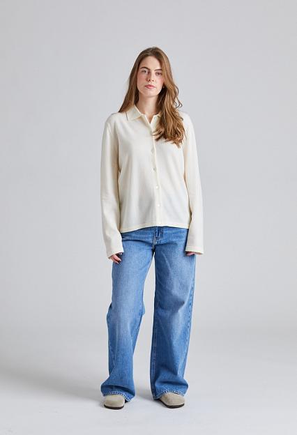 FWSS Monterey Button Down Polo Macadamia 