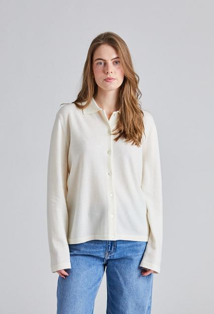 FWSS Monterey Button Down Polo Macadamia 