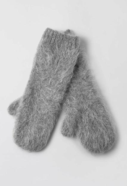 FWSS Montpellier Mittens Grey Melange