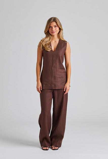 Faithfull The Brand Meave Trouser Bistre 
