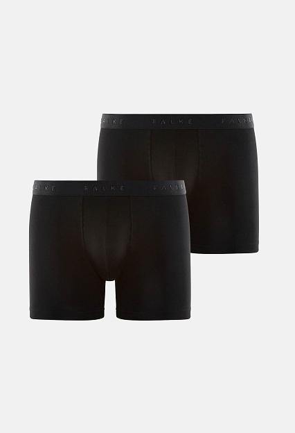 Falke Daily Comfort Boxer Briefs 2-Pack Black