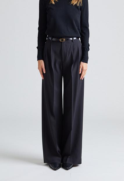 Filippa K Darcey Wool Trousers Black 