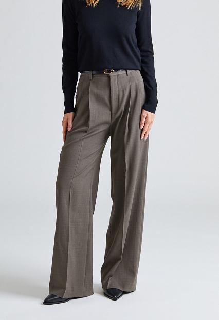 Filippa K Darcey Wool Trousers Driftwood 