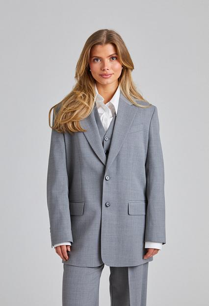 Filippa K Davina Blazer Grey Melange 