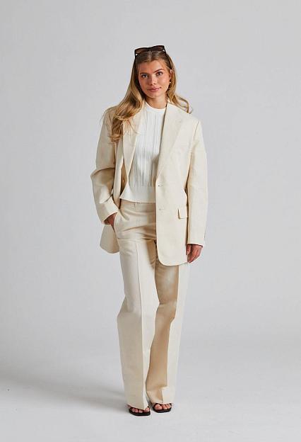 Filippa K Davina Linen Suit Cream White