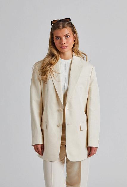 Filippa K Davina Linen Suit Cream White