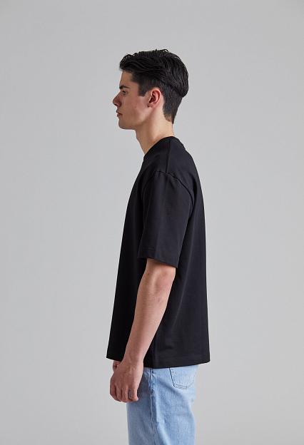 Filippa K Heavy Crewneck Tee Black Mono