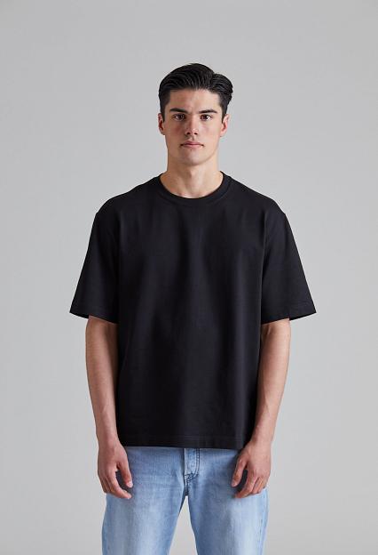 Filippa K Heavy Crewneck Tee Black Mono