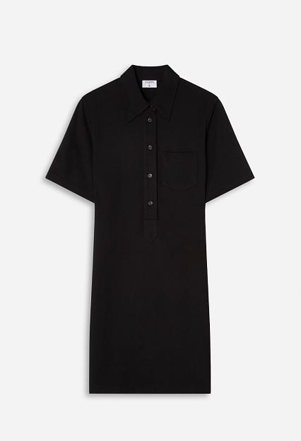 Filippa K Jersey Shirt Dress Black
