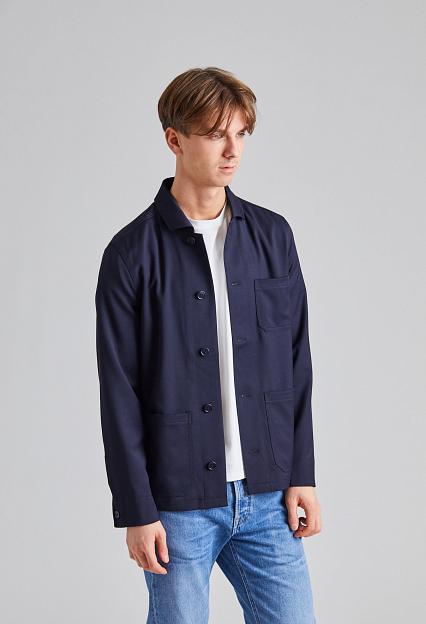 Filippa K Louis Gabardine Jacket Navy