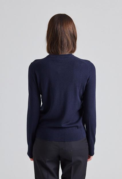 Filippa K Merino Short Cardigan Navy 