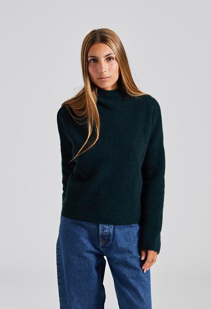 Filippa K Mika Yak sweater forest green