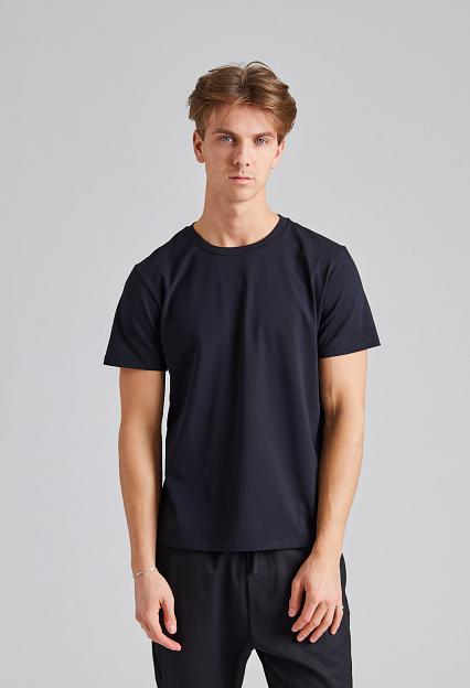 Filippa K Stretch Cotton Tee Black