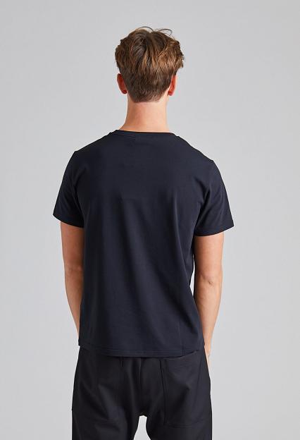 Filippa K Stretch Cotton Tee Black