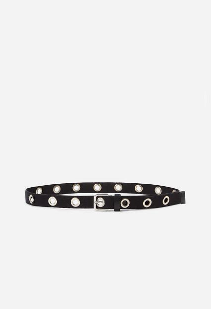 Filippa K Webbing Eyelet Belt Black