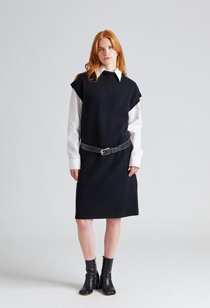 Filippa K Wool Yak Dress Black
