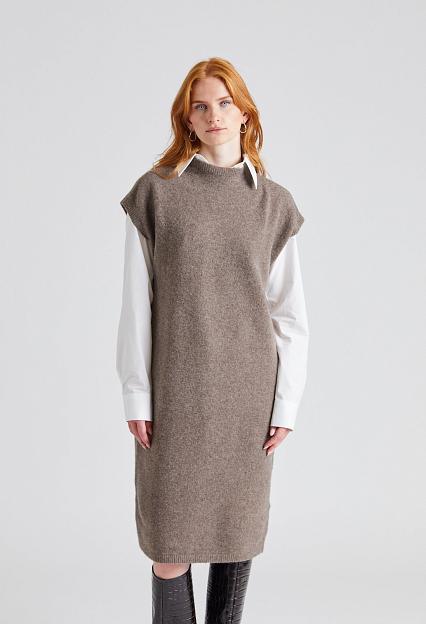 Filippa K Wool Yak Dress Driftwood
