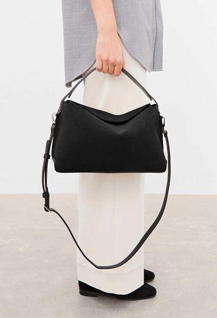 Flattered Helia Handbag Suede Black