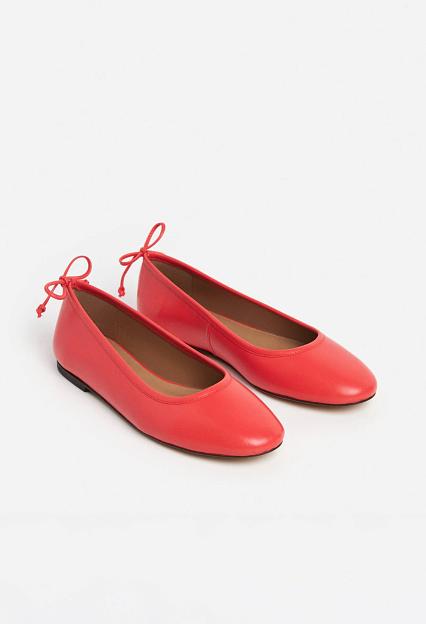 Flattered Pat Leather Poppy Red
