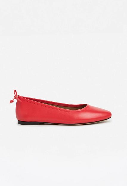 Flattered Pat Leather Poppy Red