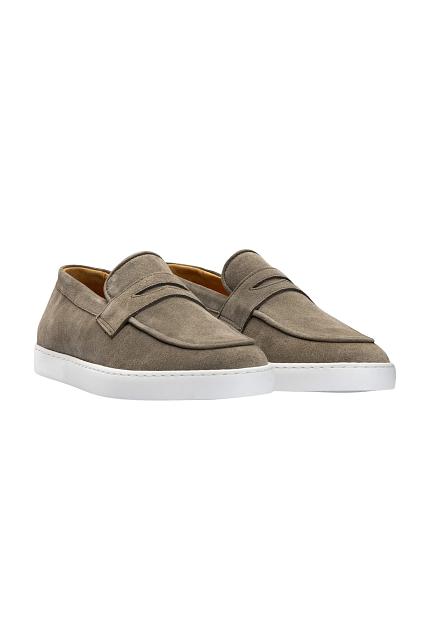 Fliteless Penny Sneaker Olive Suede