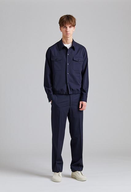 LARDINI Giubbino Shirt Jacket Navy
