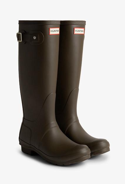 Hunter Womens Original Tall Boot Chocolate Brown