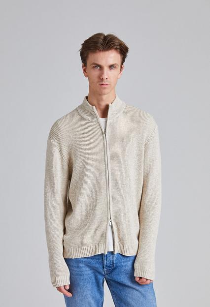 Holzweiler Atlantic Zip Cardigan Sand Mix