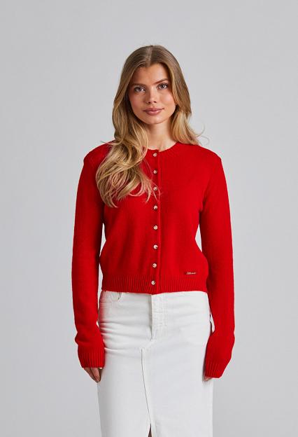 Holzweiler Cashmere Cardigan Red 