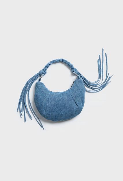 Holzweiler Cocoon Denim Micro Bag Mid Blue