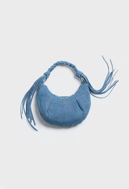 Holzweiler Cocoon Denim Micro Bag Mid Blue