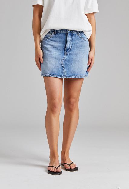 Holzweiler Denim Mini Skirt Lt Blue