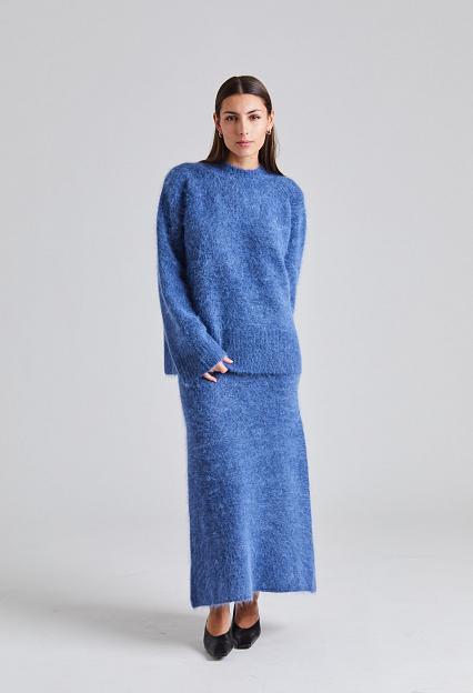 Holzweiler Fure Fluffy Sweater Blue 